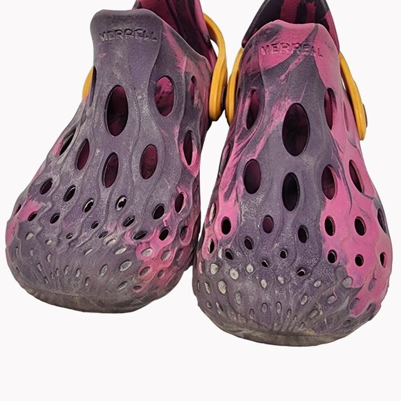 Merrell Kids Size 2 Hydro Moc Water Shoes Purple Pink Slip On Youth - Picture 4 of 9